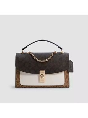 COACH Lane Shoulder Bag In Blocked Signature Canvas # C1539